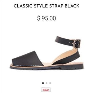 NWT- Black Leather Pons (size 7)